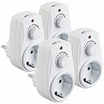revolt 4er-Set Dimmer-Steckdose für dimmbare Tisch- und Stehlampen (230 Volt) revolt Dimmer-Steckdosen 