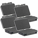 Xcase 4er-Set Staub- und wasserdichte Mini-Koffer, 215 x 133 x 52 mm, IP67 Xcase Staub- und wasserdichte Mini-Koffer 