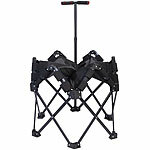 Speeron Klappbares Fitness-Trampolin für Erwachsene, Halte-Griff, 106 cm Ø Speeron Klappbare Fitness-Trampoline mit Halte-Griffen 