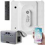 Sichler Haushaltsgeräte Profi-Fensterputz-Roboter PR-040 mit 89,6-Wh-Powerstation Sichler Haushaltsgeräte Fensterputz-Roboter mit Powerstation-Betrieb und App