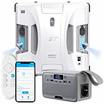 Sichler Exclusive HOBOT S7 Pro Profi-Fensterputz-Roboter mit Powerstation, Dual-Sprüher Sichler Exclusive Fensterputz-Roboter mit Sprühfunktion, Powerstation-Betrieb und App