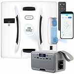 Sichler Haushaltsgeräte HOBOT-298 Profi-Fensterputz-Roboter mit 89,6-Wh-Powerstation Sichler Haushaltsgeräte Fensterputz-Roboter mit Sprühfunktion, Powerstation-Betrieb und App