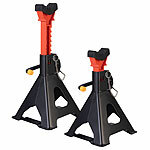 AGT 2er-Set Pkw-Unterstellböcke, je bis zu 3 t, höhenverstellbar AGT Pkw-Unterstellböcke, höhenverstellbar