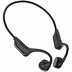 auvisio Knochenschall-Kopfhörer, Bluetooth 5.4, wasserfest, Open Ear, IP56 auvisio Wasser- und schweißfeste Knochenschall-Kopfhörer mit Bluetooth und Freisprech-Funktion 