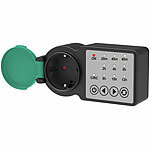 revolt Outdoor-Steckdose mit einstellbarem Countdown-Timer, IP44, 3.680 Watt revolt Outdoor-Steckdosen mit Countdown-Zeitschaltuhr 