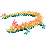 Playtastic 3D-gedrucktes Drachenei mit Drachenfigur, dreifarbig, 28,5 cm Playtastic Dracheneier mit Drachenfigur 