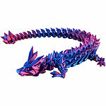 Playtastic 3D-gedrucktes Drachenei mit Drachenfigur, blau/violett, 28,5 cm Playtastic Dracheneier mit Drachenfigur 