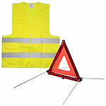 Lescars Kfz-Notfallset mit Warnweste und Warndreieck, reflektierend Lescars 