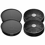 Rosenstein & Söhne 2er-Set Aktivkohlefilter für Dunstabzugshaube DAH-100 und DAH-105 Rosenstein & Söhne Dunstabzugshaube Umluft/Abluft, Wandmontage 