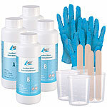 AGT 2er-Set Epoxidharz, transparent, 1000 ml, inkl. Zubehör AGT Epoxidharze