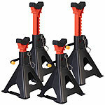 AGT 4er-Set Pkw-Unterstellböcke, je bis zu 3 t, höhenverstellbar AGT Pkw-Unterstellböcke, höhenverstellbar