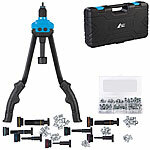 AGT Nietmutternzange mit 330 Nietmuttern, Dornen M3 - M12, Koffer, 40 cm AGT Nietmutternzangen mit Nietmuttern im Koffer 