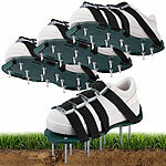 Royal Gardineer 2 Paar Rasenlüfter-Nagelschuhe mit kurzen und langen Nägeln, 16 Riemen Royal Gardineer Verstellbare Rasenlüfter mit Riemen 