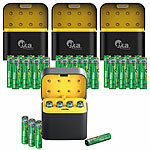 tka Köbele Akkutechnik 4x 8er-Set Li-Ion-Akkus Typ AAA, mit USB-C-Ladebox,1300mWh,Ladeanzeige tka Köbele Akkutechnik Li-Ion-Akkus Typ AAA / Micro, mit USB-C-Ladebox