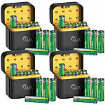 tka Köbele Akkutechnik 4x 8er-Set Li-Ion-Akkus Typ AA, mit USB-C-Ladebox,3.000mWh,Ladeanzeige tka Köbele Akkutechnik Li-Ion-Akkus Typ AA / Mignon, mit USB-C-Ladebox