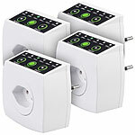revolt 4er-Set Countdown-Timer für Steckdose Typ J, bis 6 Std., bis 2.300 W revolt Countdown-Timer für Steckdosen Typ J (Schweiz)