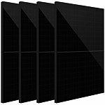 revolt 4er-Set monokristalline Solarpanels, Full-Screen, 405 W, MC4, IP68 revolt Solarpanels mit Halbzellen-Technologie