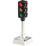PEARL LED-Verkehrsampel, batteriebetrieben, blinkt auf Knopfdruck PEARL LED-Verkehrsampeln
