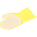 PEARL Handschuh mit Bürste für Tierfell-Reinigung, rechtshändig PEARL Fellpflege-Handschuhe