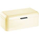 Rosenstein & Söhne Metall-Brotkasten im Retro-Stil, mandelfarben Rosenstein & Söhne Brotkästen