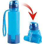 Semptec Urban Survival Technology Faltbare Silikon-Trinkflasche, 650 ml, lebensmittelecht, BPA-frei Semptec Urban Survival Technology
