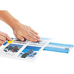 PEARL 2er-Set A4-Papierschneidemaschinen mit Ersatzklinge PEARL Rollen-Schneidemaschinen