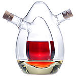 Rosenstein & Söhne 2in1-Essig- und Öl-Spender aus Glas (refurbished) Rosenstein & Söhne Öl- & Essig-Glas-Spender