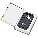 Xcase Buch-Tresor, getarnt als Roman, ECHTES Papier, 18,5 x 13 cm Xcase Buchsafes mit echten Papierseiten