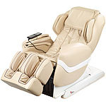 newgen medicals Luxus-Ganzkörper-Massagesessel GMS-150 mit Infrarot-Wärme, beige newgen medicals 