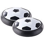 Playtastic Schwebender Luftkissen-Indoor-Fußball, Möbelschutz, Farb-LEDs, 2er-Set Playtastic Luftkissen-Fussbälle