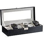 St. Leonhard Uhrenschatulle f�r 6 Uhren, abschlie�bar, edle Krokodilleder-Optik St. Leonhard Uhrenschatullen