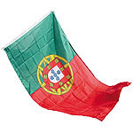 PEARL L&auml;nderflagge Portugal 150 x 90 cm aus rei&szlig;festem Nylon PEARL