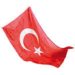 PEARL Länderflagge Türkei 150 x 90 cm aus reißfestem Nylon PEARL