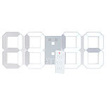 Lunartec Digitale XXL-LED-Tisch- & Wanduhr, 45 cm, dimmbar (Versandrückläufer) Lunartec 3D-Wand- und Tischuhren mit 7-Segment-LED-Anzeigen