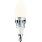 Luminea Energiespar-LED-Lampe mit 3 LEDs je 1 W, E14 Candle, warmweiß, 205 lm Luminea