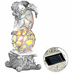 Lunartec Gartendekoration "Träumender Engel" mit Solar-LED-Beleuchtung Lunartec LED-Solar-Engel 