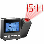 PEARL Funk-Projektionswecker DAC-662.beam mit Temperaturanzeige PEARL Funk-Projektionswecker mit Thermometer 