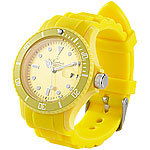 Crell Armbanduhr Silikon: Armbanduhr im Chronographen Look Crell Armbanduhr Silikon: Armbanduhr im Chronographen Look