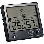 FreeTec Raumklima-Thermometer mit Hygrometer mit Alarmfunktion FreeTec