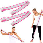 Speeron 2er-Set Fitnessbänder - Gummibänder mit Handschlaufen, 85 cm Speeron Pilates Fitnessbänder