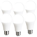 Luminea 6er-Set LED-Lampen, dimmbar, tageslichtweiß, 1.050 Lumen Luminea LED-Tropfen E27 (tageslichtweiß, dimmbar)