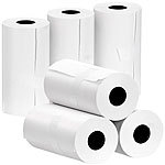 Callstel 6er-Set Thermorollen, 57 mm Breite, je 8 m Rollenlänge, weiß, BPA-frei Callstel Thermorollen, BPA-frei
