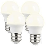 Luminea 8er-Set LED-Lampen, E27, 3 Watt, G45, 240 Lumen, E Luminea LED-Tropfen E27 (warmweiß)