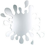 infactory Wassertropfen-Spiegel "Splash Mirror" aus Acryl infactory