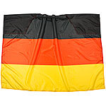 PEARL Deutschland-Cape 150 x 110 cm mit Ärmeln - Bodyflag PEARL Deutschland-Fahnen