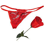 PEARL Slip-Rose - Das erotisch-romantische Geschenk PEARL Als Rosen "verpackte" Slips