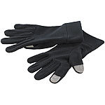 PEARL urban Touchscreen-Handschuhe aus kuscheligem Fleece, Gr. 7,5 (M) PEARL urban Fleece Handschuhe mit kapazitiven Fingerkuppen