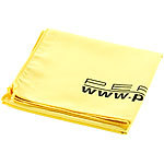 PEARL Extra saugfähiges Mikrofaser-Handtuch, 80 x 40 cm, gelb PEARL Mikrofaser-Handtücher