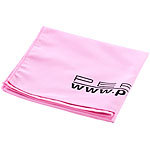 PEARL Extra saugfähiges Mikrofaser-Handtuch, 80 x 40 cm, rosa PEARL Mikrofaser-Handtücher