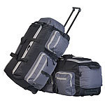 Xcase 2er-Set faltbare XL-Reisetaschen mit Trolley-Funktion & Teleskop-Griff Xcase